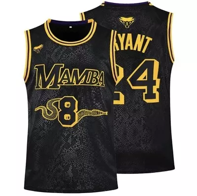 NBA Basketball Kobe Bryant Mamba Los Angeles Lakers Jersey • $55