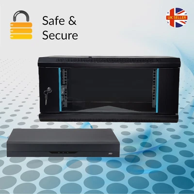 £74.99 • Buy Deep Wall Mounted  Data Rack Cabinet Home Networking Cabinet-6U-300 PreBuilt