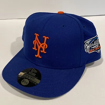 New York Mets New Era 59Fifty 2000 World Series Patch ￼Fitted Hat Size 7 1/2￼ • $47.99