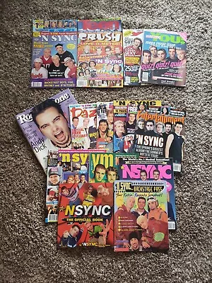 Vintage *NSYNC Magazine Lot YM Crush Teen J-14 Entertainment And More Lot Of 17 • $19.99