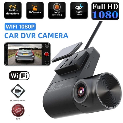 $40.80 • Buy V2 WIFI Car DVR FHD Dual Len Dash Cam IR Night Vision Video Recorder Camera