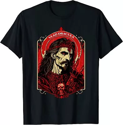 NEW LIMITED Vlad The Impaler Tepes Classic Horror Vampire T-Shirt S-3XL • $21.61