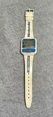 Vtg RARE 1989 Nintendo SUPER MARIO BROS Wristwatch Game Watch Nelsonic BERGER • $139.99