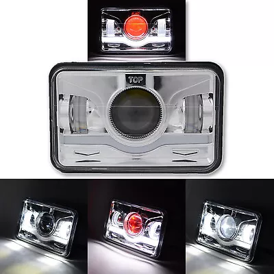 4X6 Chrome LED DRL Octane Light Clear Sealed Beam Headlamp Headlight Each • $39.95