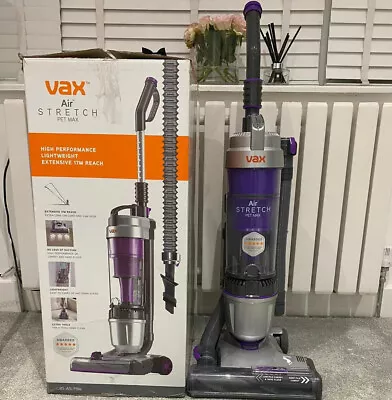 VAX AIR STRETCH PET MAX BAGLESS UPRIGHT VACUUM CLEANER MODEL U85 AS Pme HOOVERS • £69.99