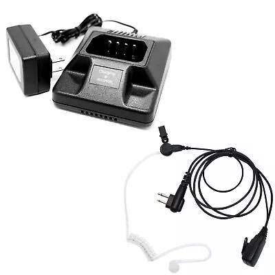 Charger & Earpiece W/ PTT Mic For Motorola GP88 PRO3150 • $21.99