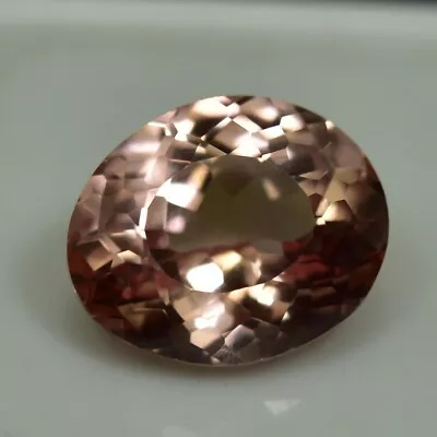 5.90 Ct Rare Natural Sri Lanka Padparadscha Sapphire Round Cut Gemstone 1489 • $0.99