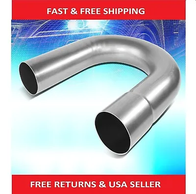 3  Inch OD DIY Custom 180 Degree Mandrel U-Bend Tube Exhaust U Pipe Mild Steel • $37.02