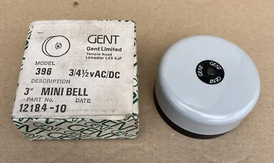 £39.99 • Buy Gent 396 3  Dia  3-4.5V   AC Door Bell Round Wired Metal Unused(CC270)