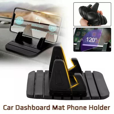 Car Dashboard Anti-slip Rubber Mat Mount Holder Pad Stand For Mobile Phone & GPS • £3.40