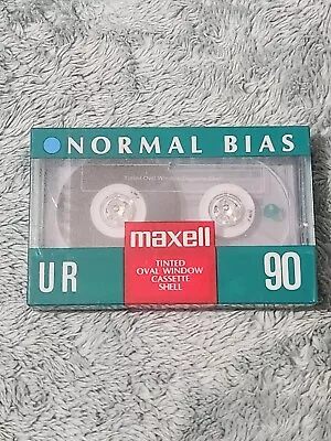 Blank Maxell Audio Cassette Normal Bias UR-90 NEW Never Opened Factory Sealed • $3.95