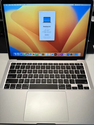 $413 • Buy Excellent 2020 Apple MacBook Air 13' M1 Chip 500 GB SSD 16 GB RAM Silver