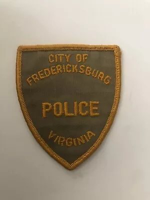 Virginia  Police -  Old City Of Fredricksburg Police  VA  Police Patch • $5