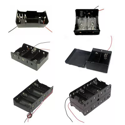 £160.74 • Buy 1 2 3 4 8 X C/D/23A 12V Battery Cell Holder Case Enclosed Box/Switch With Wire