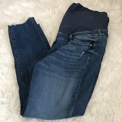 H&M Maternity Jeans Womens Jeggings Size XL Blue Denim Jeans • $20