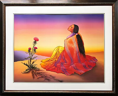 R.C. Gorman  Navajo Dawn  NEWLY CUSTOM FRAMED Litho SOUTHWEST ART New Mexico • $349.99