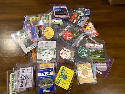 Complete Set Of Augusta National Masters Badges 1961-2019 • $24000