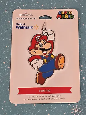 Nintendo Hallmark Walmart Only Super Mario Metal Enamel Christmas Tree Ornament • $4.95