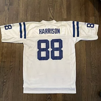 Indianapolis Colts Marvin Harrison Jersey Mens XL White Reebok • $61.44