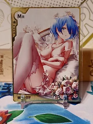 Goddess Story REM MR MR-02 GOLD METAL ALLOY CARD • $14.99