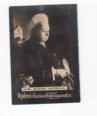 QUEEN VICTORIA Great Britain 1901 Ogden's Photograph Card • $4.95