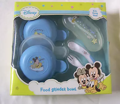 Vtg. 2004 NEW In Box / Baby Boy Disney Mickey 6 Pc Dining Bowl Fork Spoon Set • $24.99