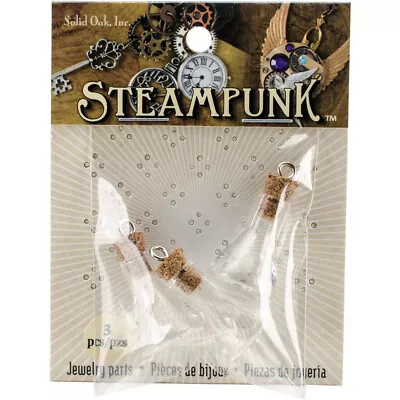 Steampunk Glass Accents 3/Pkg -Erlenmeyer Flasks STEAM249 • $8.99