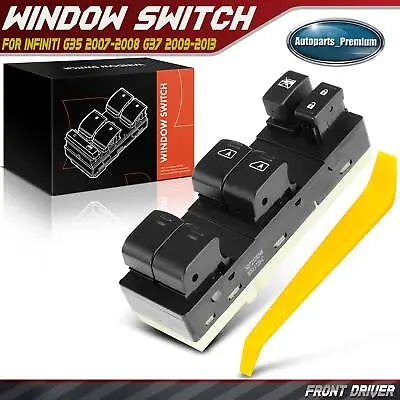 Front Driver Left Power Window Switch For INFINITI G35 2007-2008 G37 2009-2013 • $29.99