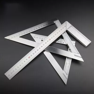 20/30cm Portable Multifuntional Triangle/L-Shape Square Ruler Measuring Tool  K • $8.54