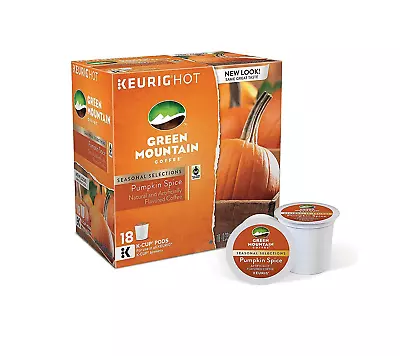 Green Mountain Coffee K-Cup 18 Count Pumpkin Spice Packaging May Vary • $30.96