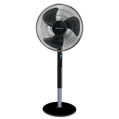 £68.99 • Buy Honeywell Stand Fan QuietSet 16  Pedestal With Noise Reduction Black HSF600B
