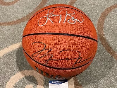 Michael Jordan Larry Bird Auto Autographed Signed Basketball Upper Deck UDA COA • $3000