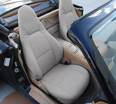 Mazda Miata 2001-2005 Gray Leather-like Custom Made Front Seat Covers • $179