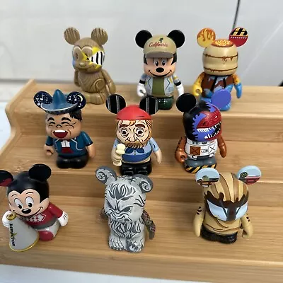 9 Disney Vinylmation 3  Figures Animal Kingdom Mexico DCL Dinosaur + • $55