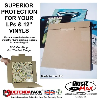 100 RECORD MAILERS STRONG 12  LP  BOX VINYL POSTAL PACKAGING 123 ALBUMS MusicMax • £63.59