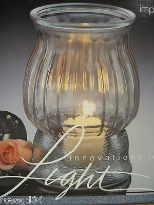 Vintage Indiana Glass 3 Piece Candle Lamp W/ Candle Cup & Votive Candle Made USA • $7.99