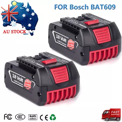 $55.49 • Buy 2Pack For Bosch 18V 5.0AH Lithium-ion Battery BAT609 BAT618 BAT619 BAT610G Tools