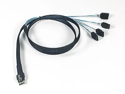 SlimSAS 4i Straight To 4X SATA 1 Meter • $27.75