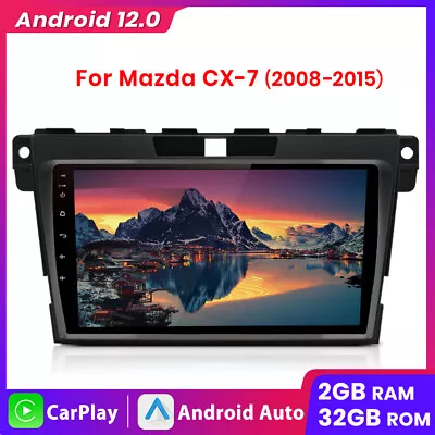 For Mazda CX-7 2008-2015 Android12 Car Stereo MP5 Radio Player GPS CarPlay 2+32G • $139.99