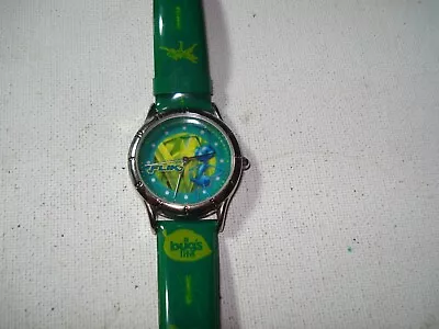 $14.99 • Buy Rare Pixar A Bug's Life Flik Fossil/relic Silver Green Disney Watch New Battery