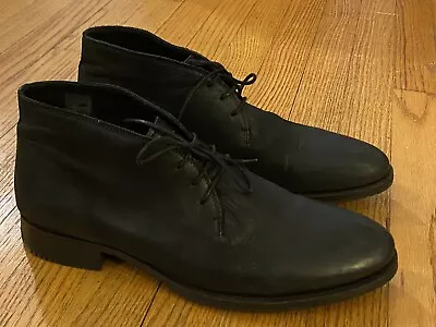 N.d.c. Made By Hand - Black Leather Suede Mid/Ankle/Chukka Boots - Size 10 • $20