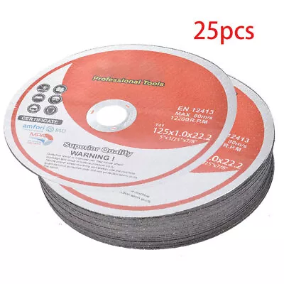 25 Pack 5 X.040 X7/8  Cut-off Wheel - Metal & Stainless Steel Cutting Discs • $20.99