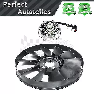 Fan Clutch & Radiator Cooling Fan For Chevy Olds Trailblazer Envoy GM3112117 • $159.90