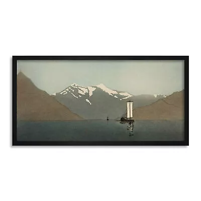 John Taylor Arms On Lake Como No2 Painting Long Framed Art Print • £29.99