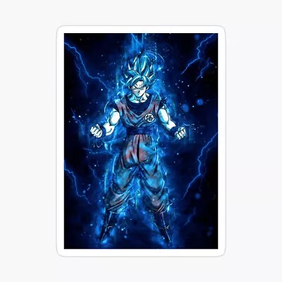 Goku ( Super Saiyan Blue ) Sticker Decal Vinyl For Car Truck Sticker 5 Inch • $6.45