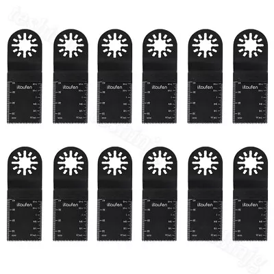 12/24Pcs Multi Tool Saw Blades Set Wood Metal Cutter For Dewalt Makita Milwaukee • £7.58