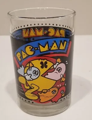 Vtg PAC-MAN Arcade Video Game Drinking Glass 4.7  1980 Bally Midway Arby's RARE! • $14.99