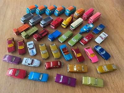 Vintage Matchbox Superfast 1-75 Narrow Wheels Job Lot Pontiac Ferrari Ford X 42 • £51