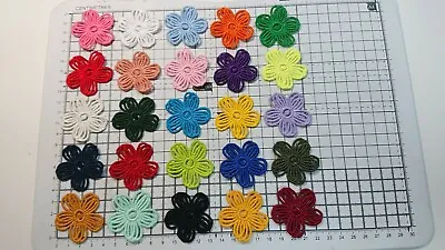 Sew-on Guipure Lace Flower Motif - AppliqueWedding Patch (25 - Colours) - P-2 • £2.49