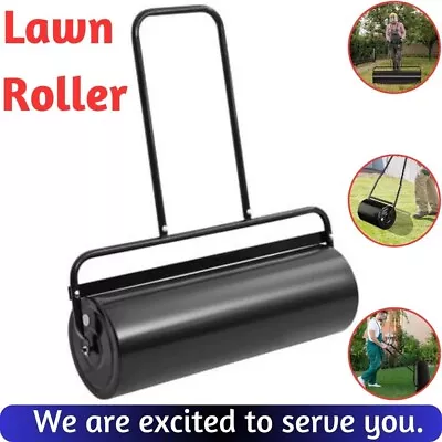 63 Liter Lawn Roller HeavyDuty Garden Cylindrical Tractor Deck Grass Seed Filler • £89.95